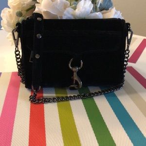 Rebecca Minkoff velvet crossbody